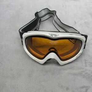 Uvex‎ Ski Goggles White Adjustable Ceyron Snowboard Dual Lens Anti-Fog Germany